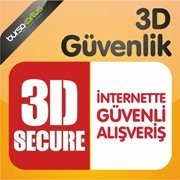 3D SECURY İLE GÜVENLİ ALIŞVERİŞ YAPABİLİRSİNİZ...