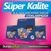 Süper Kalite BK Fotoğraf Kağıtlarımız Stoklarımızda...