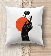 BK Gift Kişiye Özel İsimli Beyaz Kırlent Yastık, Ev Hediyesi, Ev Dekorasyonu, Dekoratif Hediye-3