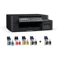 Brother DCP-T520W Wi-Fi + Tarayıcı + Fotokopi Renkli Çok Fonksiyonlu Tanklı Mürekkep Püskürtmeli Yazıcı-Photoink Mürekkepli