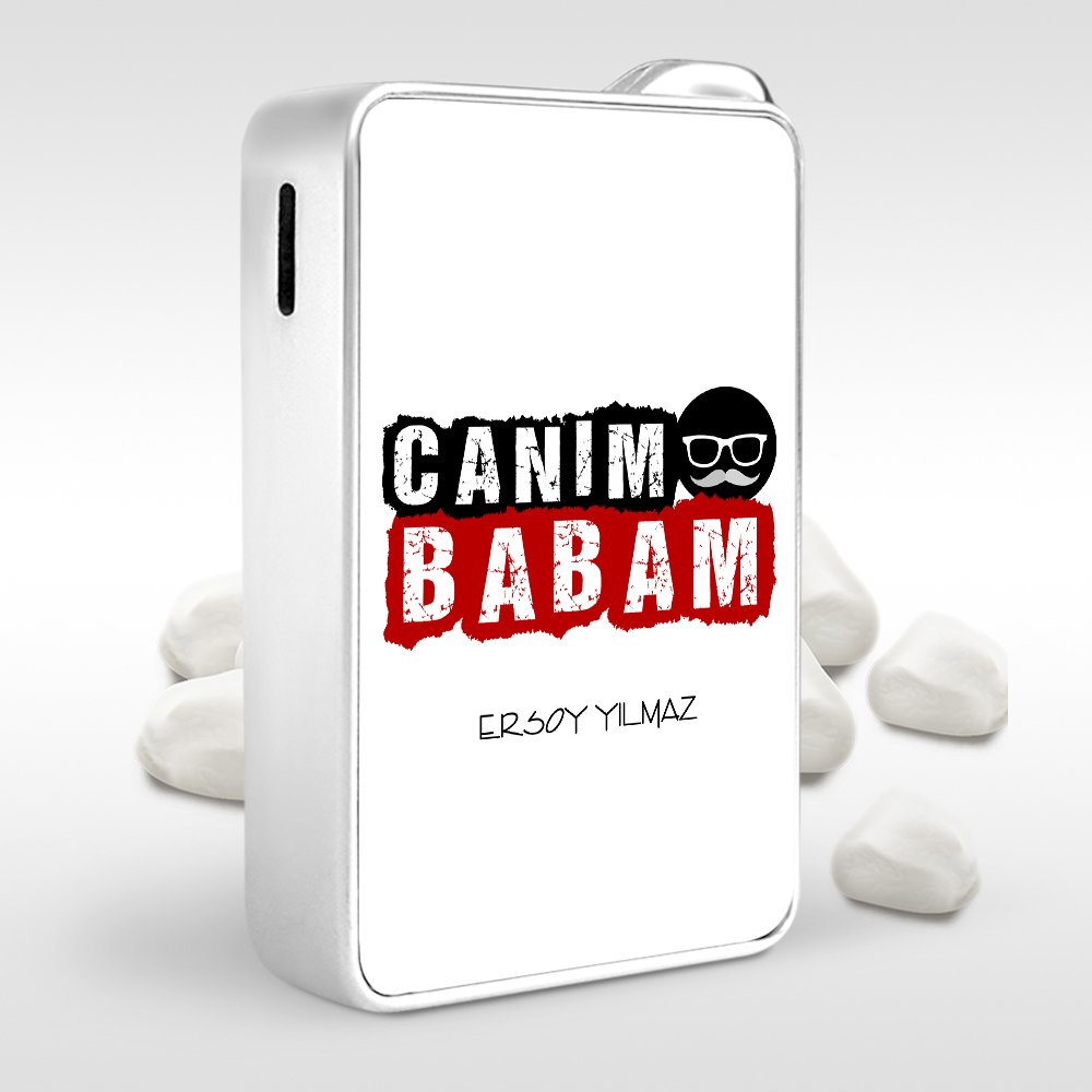 Kişiye Özel Canım Babam Tasarımlı Metal Çakmak - 5