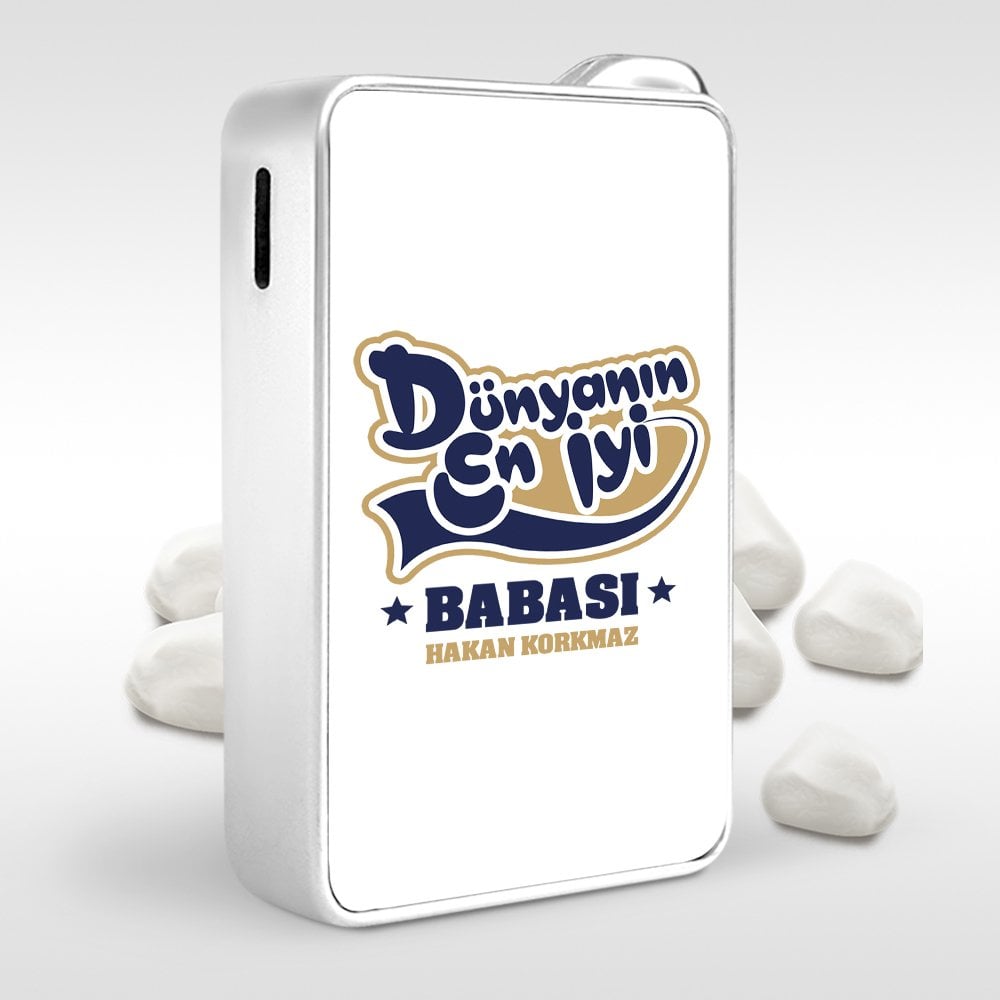 Kişiye Özel Dünyanın En İyi Babası Tasarımlı Metal Çakmak - 3