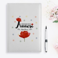 Kişiye Özel Dünyanın En İyi Annesi Tasarımlı 2023 Beyaz Deri Ajanda - 10