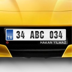 Kişiye Özel İsimli DFM Logolu Plakalık