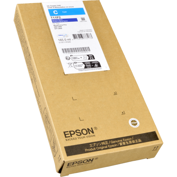 Epson C13T11P240 (T11P2) Mavi Orjinal Kartuş - WF-EM-C800RDWF