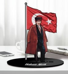 BK Gift Kişiye Özel Atatürk Tasarımlı Karikatür Biblo-2, Ev Hediyesi, Ofis Hediyesi