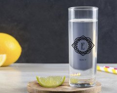 Kişiye Özel Renkli Baskılı İsimli Vodka Bardağı-19