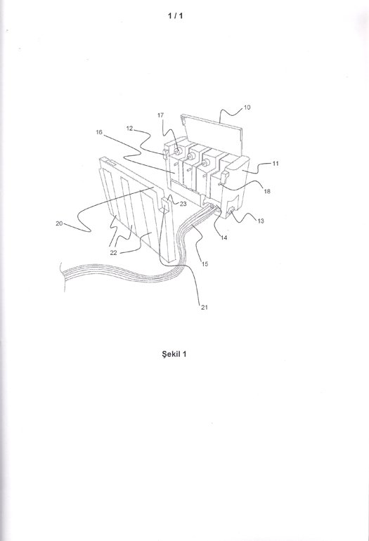 Devamlı mürekkep besleme sistemi Faydalı Patent Modeli Belgesi