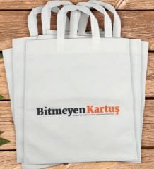 BK Gift Firmalara Özel Logolu Promosyon Ham Bez Çanta 35x40 cm (100 Adet), Baskılı Tela Çanta, Promosyon Çanta, Toptan Alışveriş Çantası