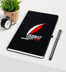 Kişiye Özel Avukat Temalı Siyah Defter Kalem Seti - 8