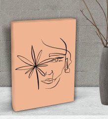 BK Gift Minimalist Art Tasarımlı Dekoratif Mini Kanvas Tablo 15x20cm-5