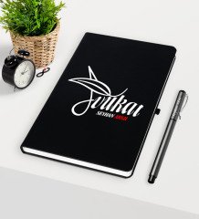 Kişiye Özel Avukat Temalı Siyah Defter Kalem Seti - 9