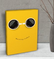 BK Gift Coffe Tasarımlı Dekoratif Mini Kanvas Tablo 15x20cm-6