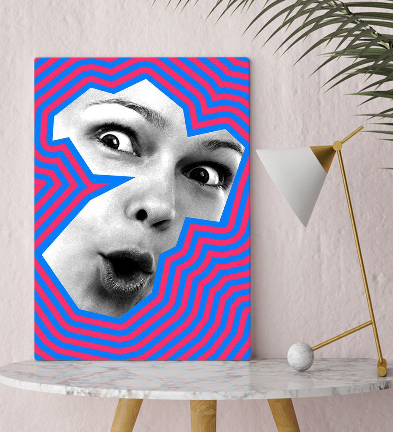 Bk Gift Fantastic Tasarımlı Kanvas Tablo-29 30X50CM Ev Dekorasyonu, Ev Hediyesi