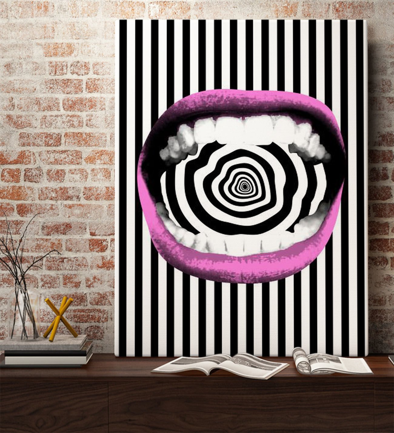 Bk Gift Fantastic Tasarımlı Kanvas Tablo-30 70X100CM Ev Dekorasyonu, Ev Hediyesi