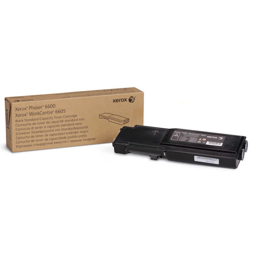 Xerox 106R02252 Siyah Orijinal Toner Kartuşu 3000 Sayfa,Phaser 6600,WorkCentre 6605