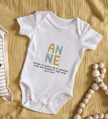 BK Kids Anne Tasarımlı Bebek Body Zıbın - Model 2