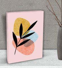 BK Gift Minimalist Style Tasarımlı Dekoratif Mini Kanvas Tablo 15x20cm-1