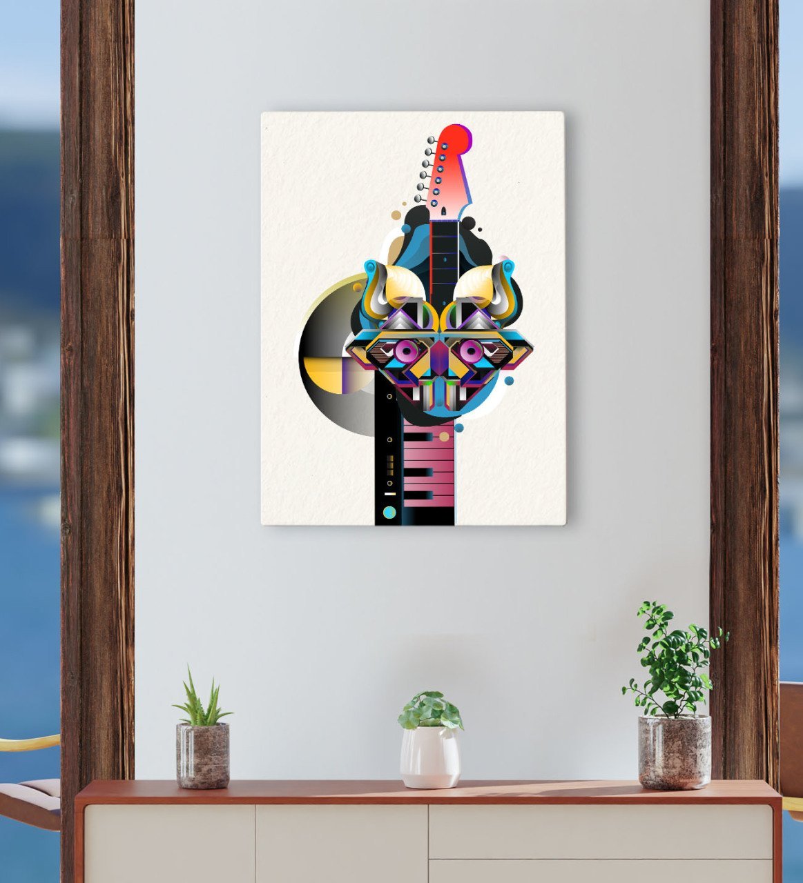 BK Gift Cafe & Bar & Restaurant Konseptli Kanvas Tablo 30x50cm-18