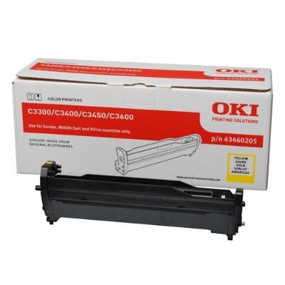 OKI 43460205 Sarı Orjinal Drum Ünitesi - C3300/ C3400 (T4297)