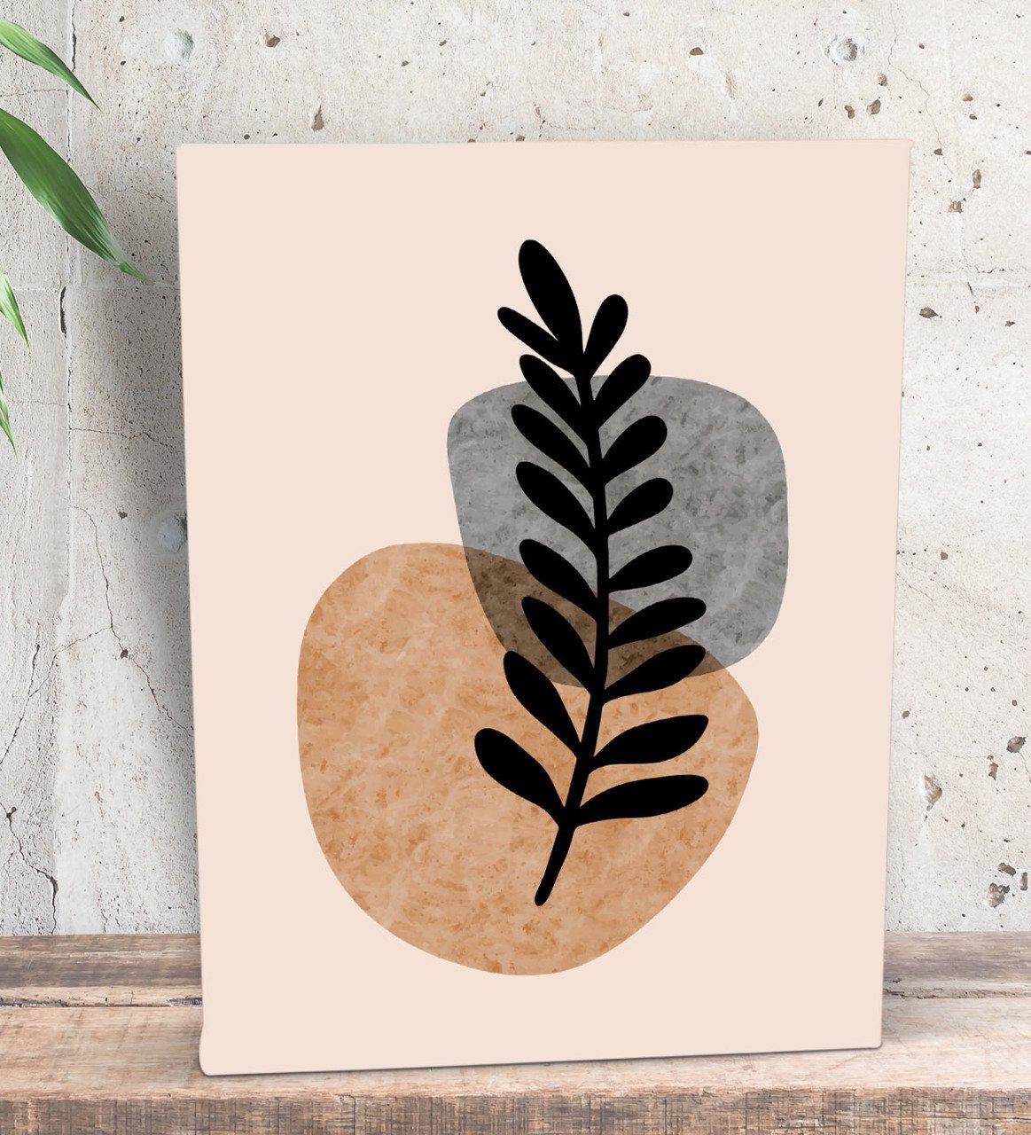 BK Gift Minimalist Style Tasarımlı Dekoratif Mini Kanvas Tablo 15x20cm-3