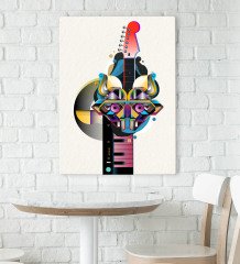BK Gift Cafe & Bar & Restaurant Konseptli Kanvas Tablo 70x100cm-18