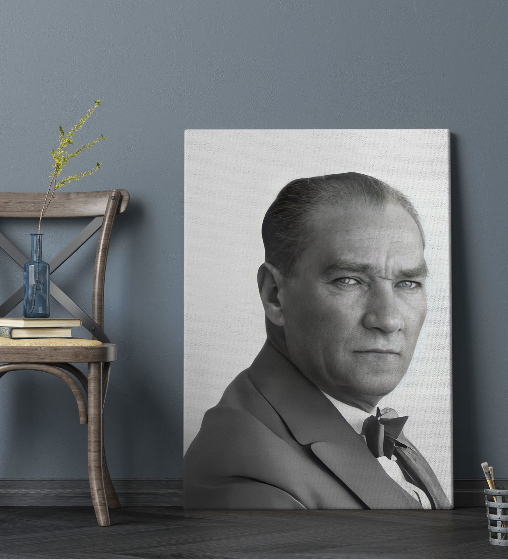 BK Gift Atatürk Temalı Kanvas Tablo 70x100cm-45