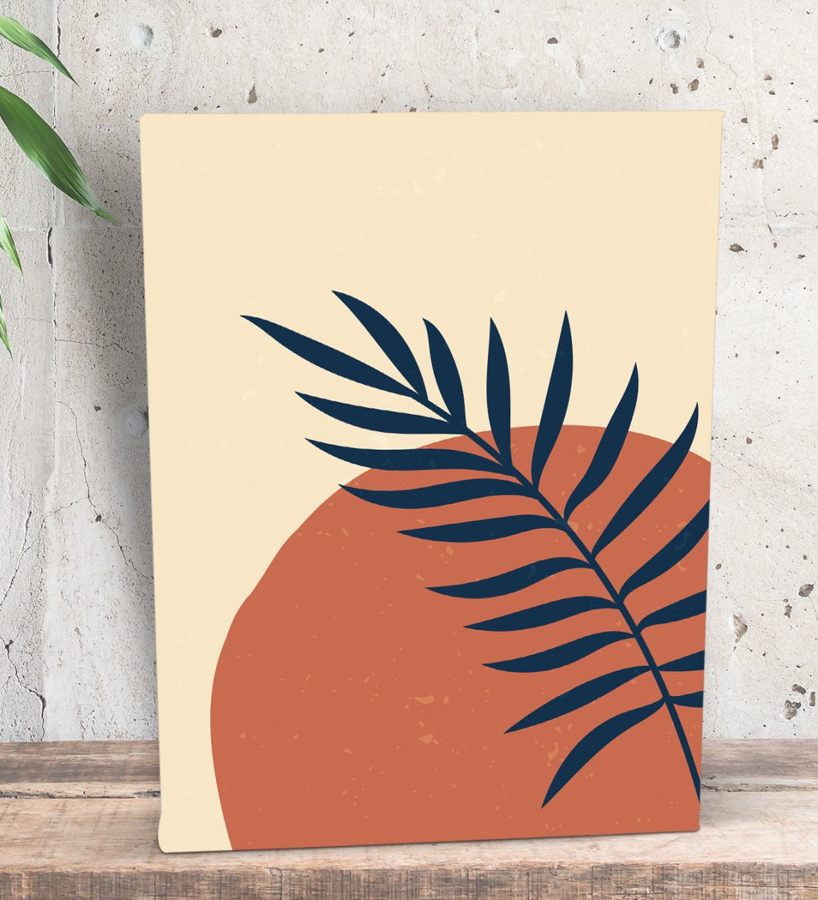 BK Gift Modern Art Tasarımlı Dekoratif Mini Kanvas Tablo 15x20cm-1