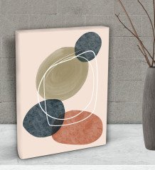BK Gift Modern Art Tasarımlı Dekoratif Mini Kanvas Tablo 15x20cm-3