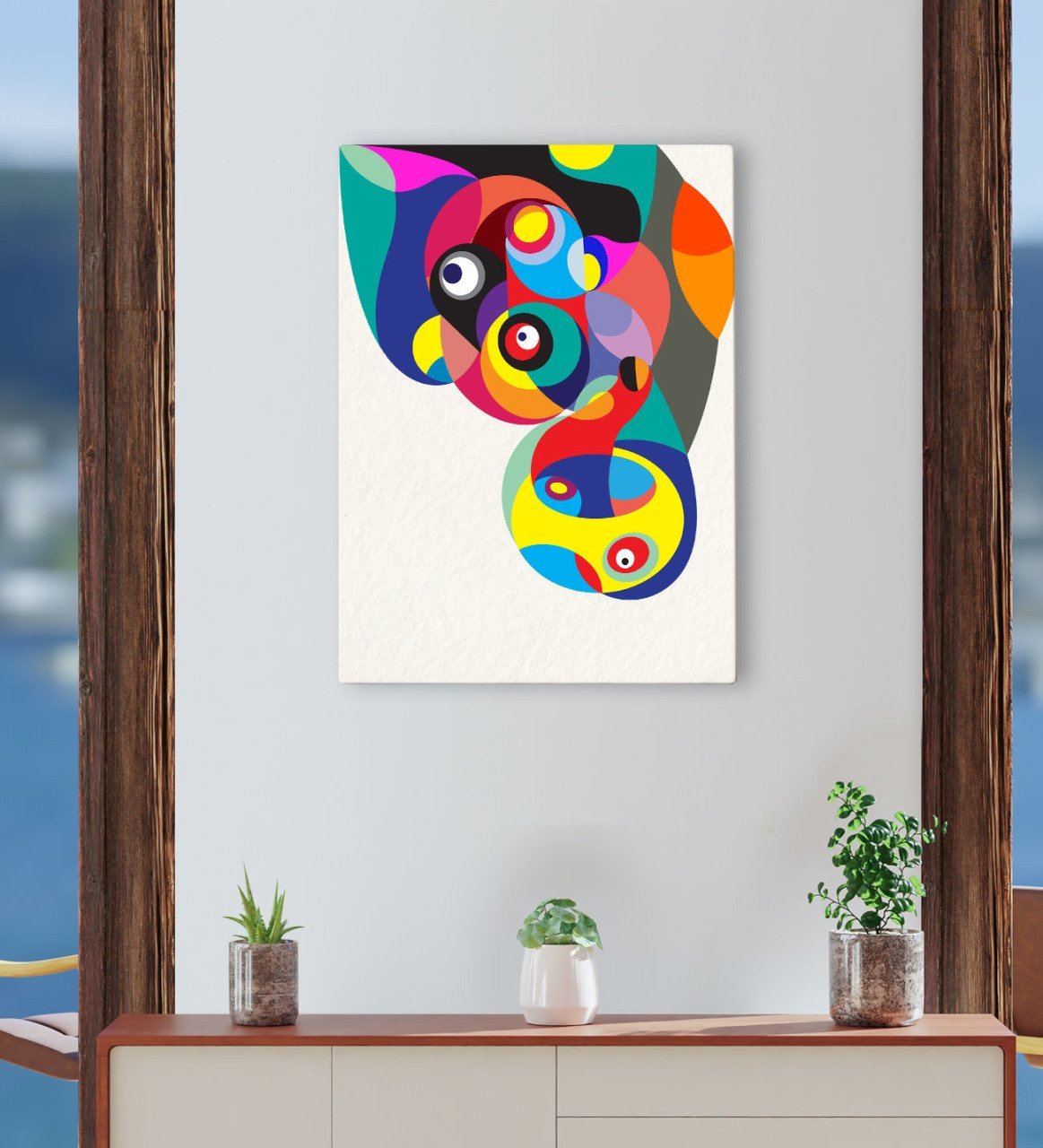 BK Gift Cafe & Bar & Restaurant Konseptli Kanvas Tablo 30x50cm-20