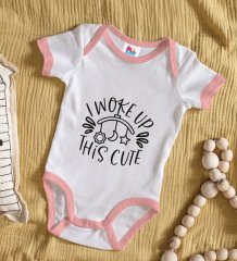 BK Kids This Cute Tasarımlı Pembe Bebek Body Zıbın-1