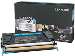 Lexmark C736H2CG Yüksek Kapasite Mavi Orjinal Toner  X736 / X738 (T14931)