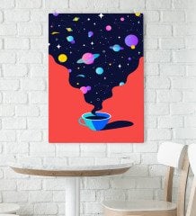BK Gift Cafe & Bar & Restaurant Konseptli Kanvas Tablo 70x100cm-21