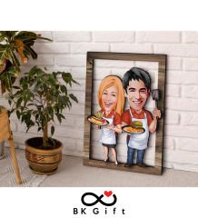 BK Gift Kişiye Özel Sevgililer Karikatürlü 3D Ahşap Tablo, Sevgiliye Hediye, Sevgililer Günü Hediyesi, Yıl Dönümü Hediyesi, Doğum Günü Hediyesi-57