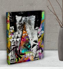 BK Gift Ok Bye Tasarımlı Dekoratif Mini Kanvas Tablo 15x20cm-1