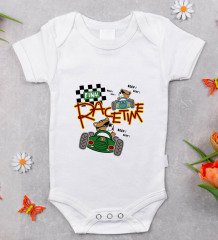 BK Kids Race Time Tasarımlı Bebek Body Zıbın - Model 1