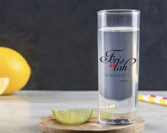 Kişiye Özel Renkli Baskılı Mânâ Feriştah Tasarımlı Vodka Bardağı-1