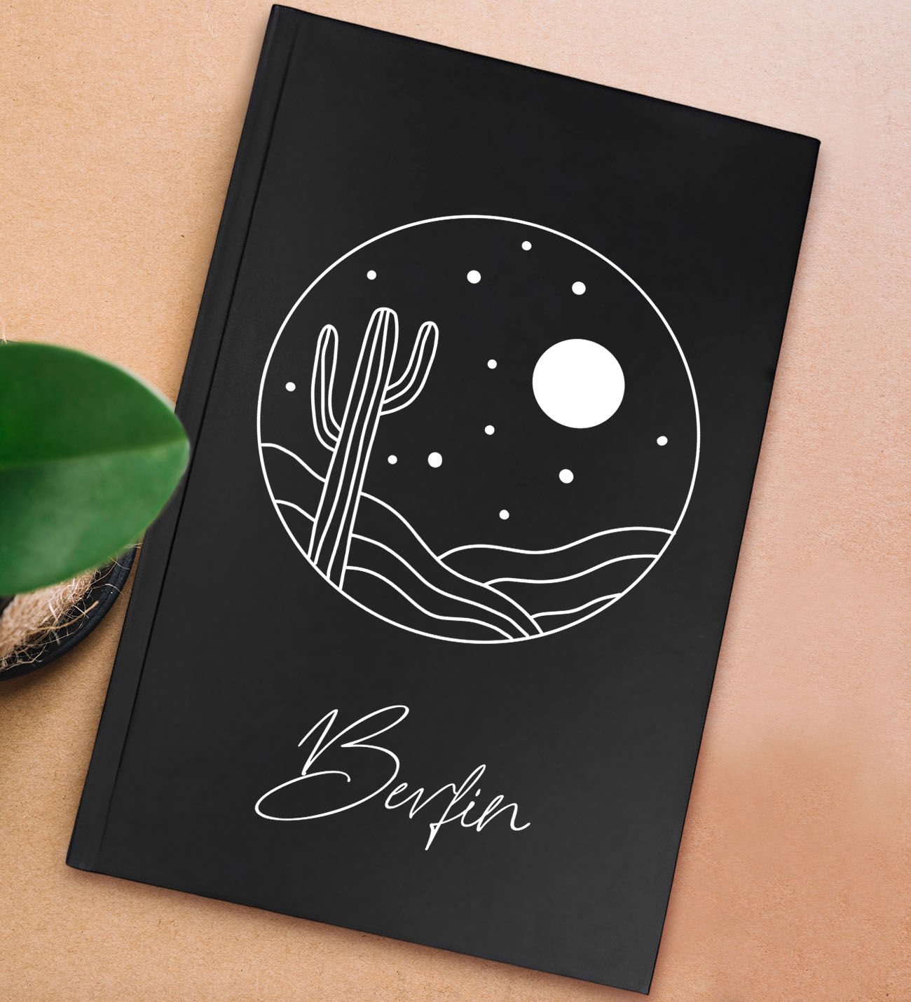 BK Gift Kişiye Özel İsimli Sert Kapaklı Siyah Lastikli Defter , Arkadaşa Hediye, Yeni İş Hediyesi, Doğum Günü Hediyesi-5