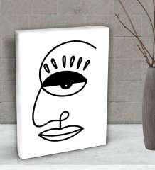BK Gift Picasso Style Tasarımlı Dekoratif Mini Kanvas Tablo 15x20cm-4