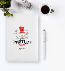 Kişiye Özel Mutlu Yıllar 2023 Deri Ajanda & Kalem Hediye Seti - 1
