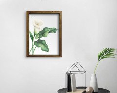 BK Home Doğal Masif Ahşap Çerçeveli Tablo-7