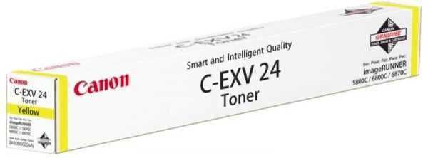 Canon C-EXV24Y Sarı Orjinal Toner - IR-C5068 / IR-C5058 / IR-C5800 (T11044)