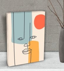 BK Gift Picasso Style Tasarımlı Dekoratif Mini Kanvas Tablo 15x20cm-6