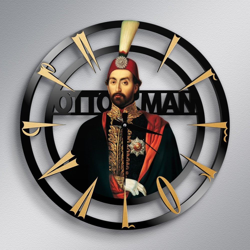 Sultan Abdülmecid Ahşap Duvar Saati - Model A1