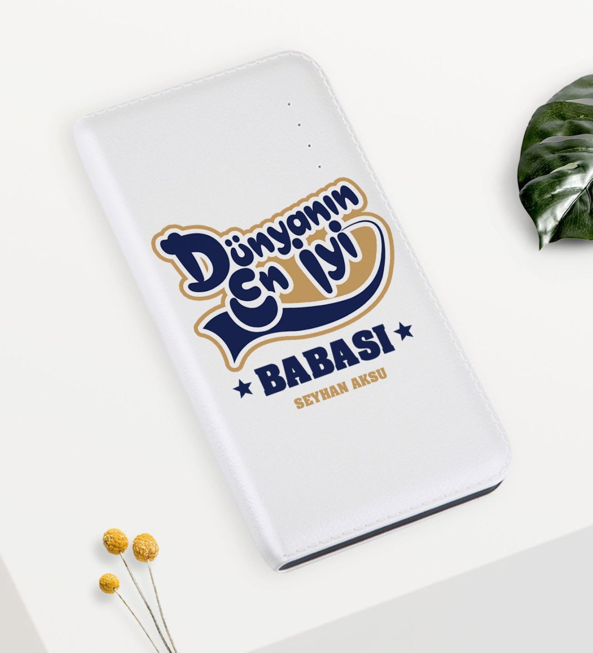 Kişiye Özel Dünyanın En İyi Babası Pb-159 7000 mAh Powerbank-2