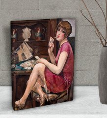 BK Gift Queen Of Hearth Tasarımlı Dekoratif Mini Kanvas Tablo 15x20cm-1