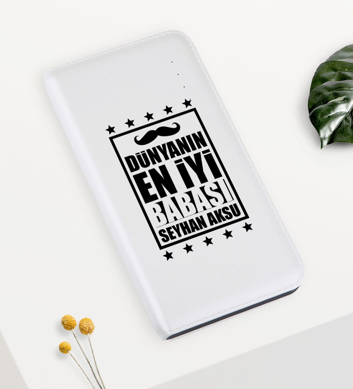 Kişiye Özel Dünyanın En İyi Babası Pb-159 7000 mAh Powerbank-5