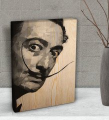 BK Gift Salvador Dali Tasarımlı Dekoratif Mini Kanvas Tablo 15x20cm-2