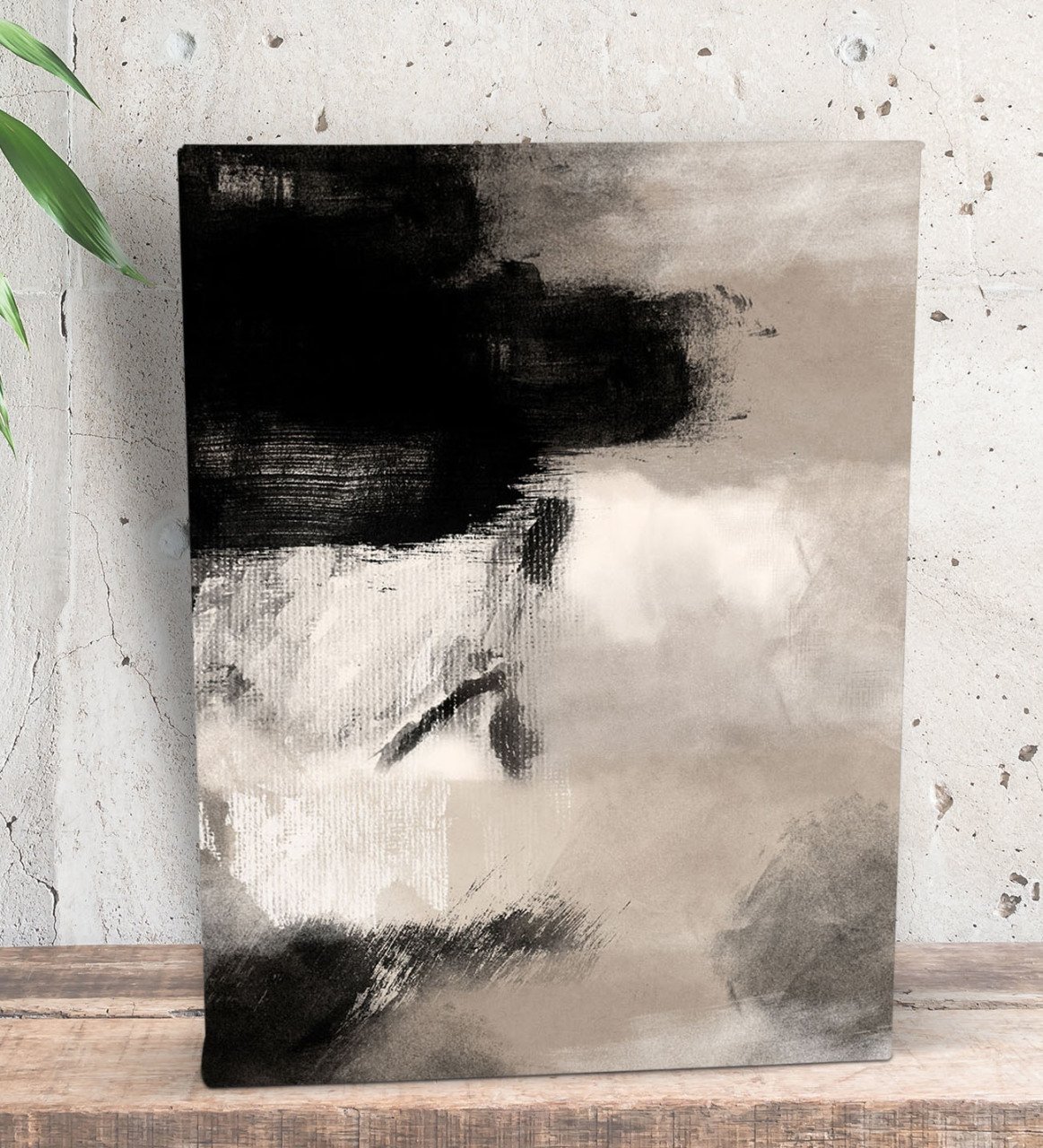 BK Gift Sandstorm Tasarımlı Dekoratif Mini Kanvas Tablo 15x20cm-1