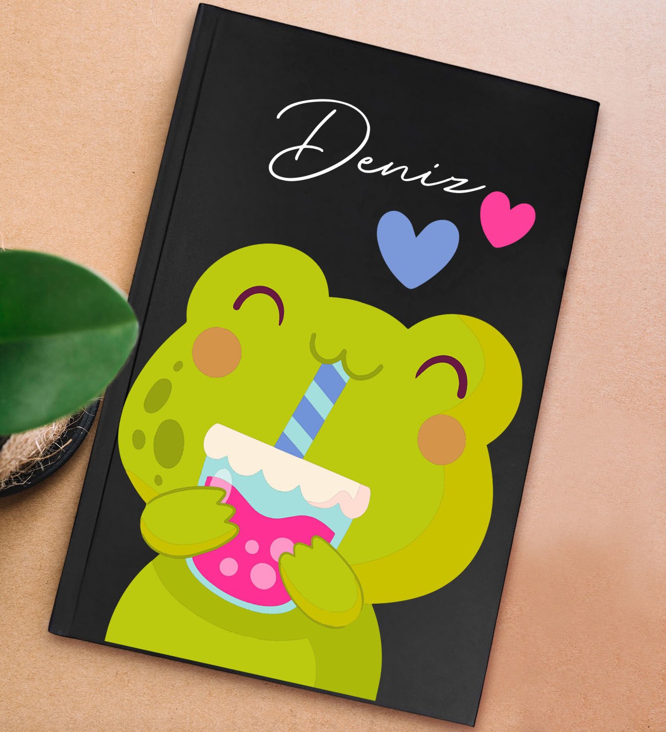 BK Gift Kişiye Özel İsimli Sert Kapaklı Siyah Lastikli Defter , Arkadaşa Hediye, Yeni İş Hediyesi, Doğum Günü Hediyesi-16